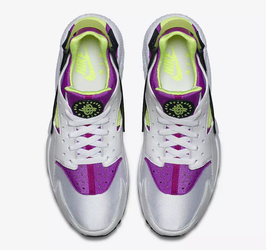 Nike Air Huarache Neon Yellow Magenta AH8049-101 გამოშვების თარიღი