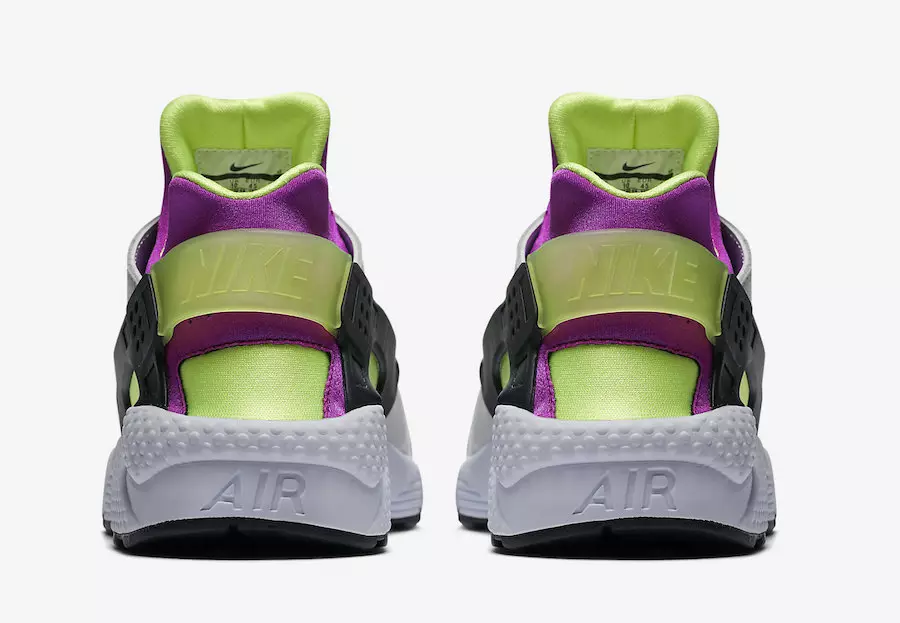 Nike Air Huarache Neon Yellow Magenta AH8049-101 Tarehe ya Kutolewa