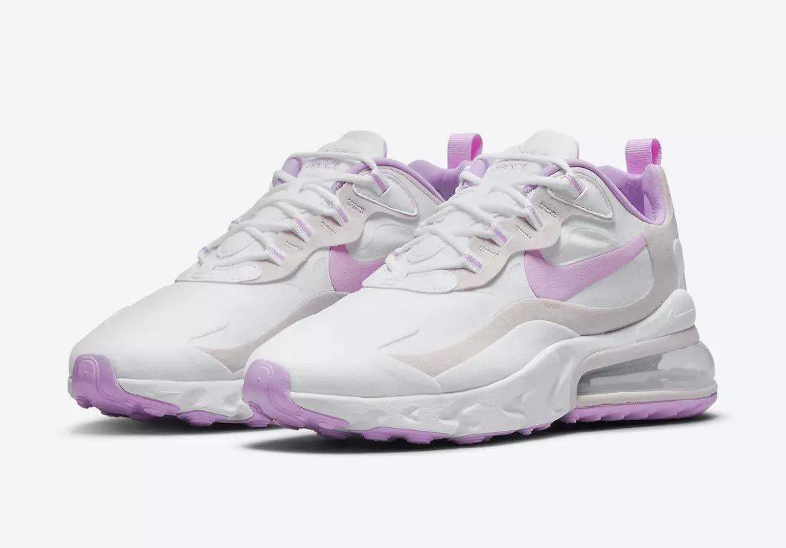 Nike Air Max 270 React Detailed With Light Violets