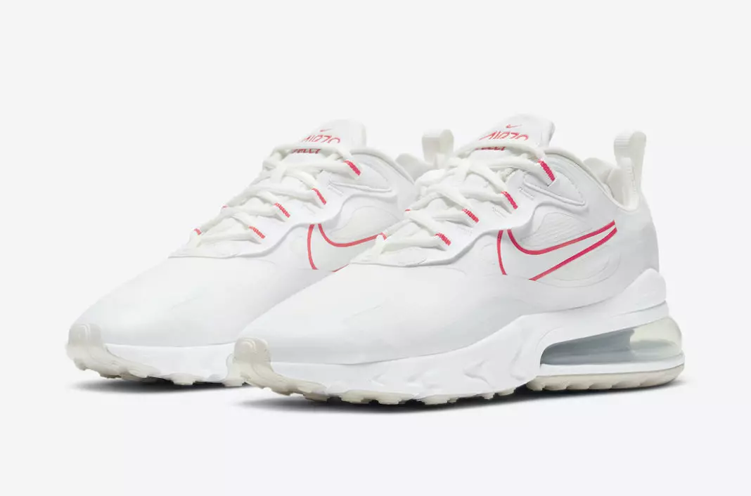 Nike Air Max 270 React White Pink CV8818-101 Шығарылған күні