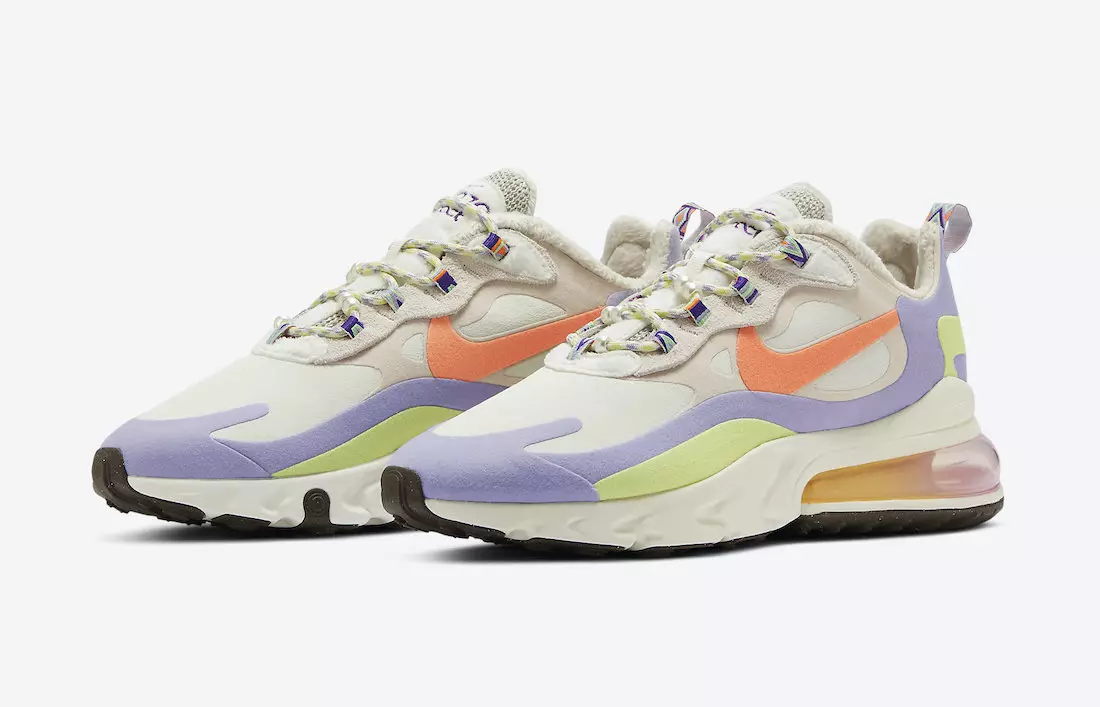 Nike Air Max 270 React mit Fleecefutter und einheimischen Mustern