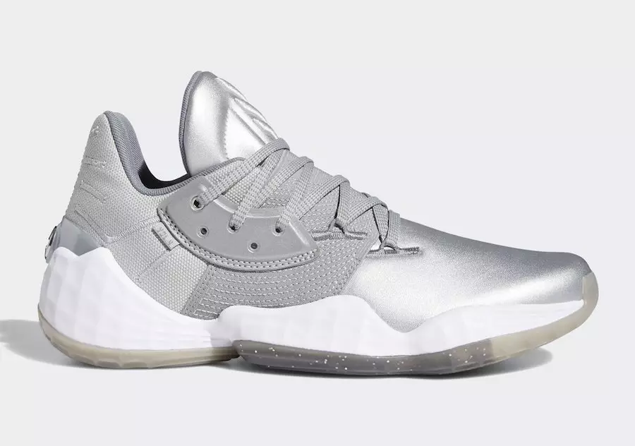 Der adidas Harden Vol. 4 Wird mit Silber bedeckt