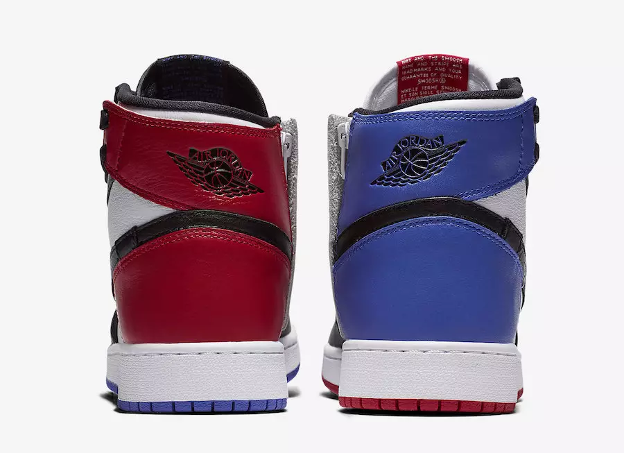 Air Jordan 1 Rebel XX Top 3 AT4151-001 تاريخ الإصدار