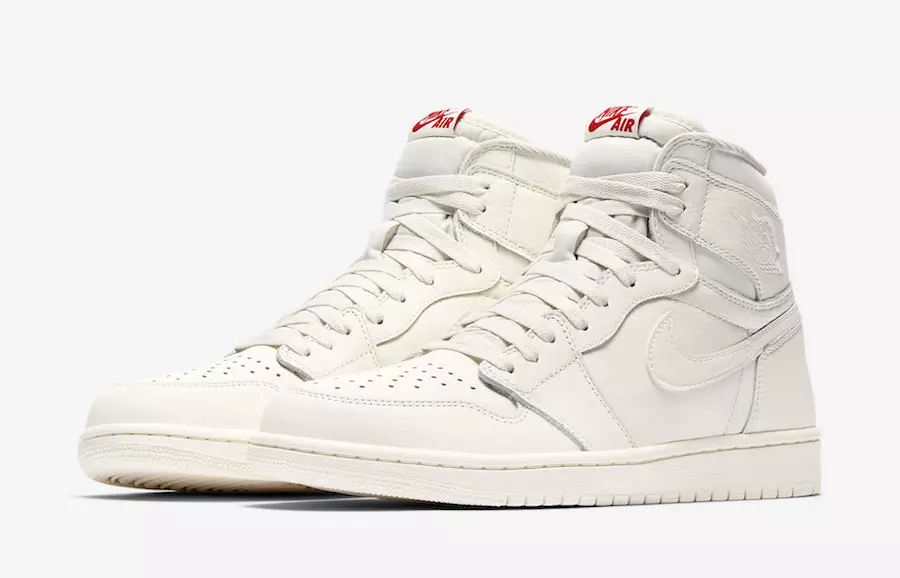 Air Jordan 1 Premium Essentials Sail University Data e Kuqe e Publikimit