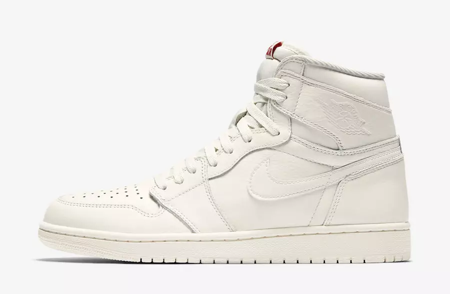 Air Jordan 1 Premium Essentials Sail University Red väljalaskekuupäev