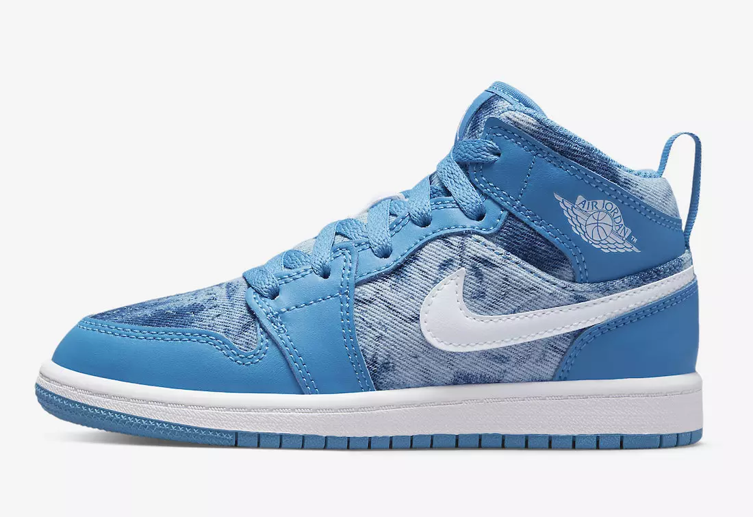 Air Jordan 1 Mid Washed Denim DM8952-400 Дата випуску