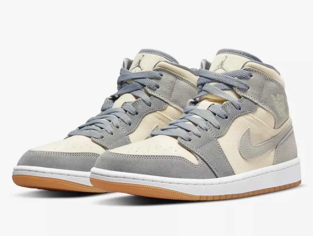 Air Jordan 1 Mid Grey Suede Gum DN4281-100 Data di rilascio