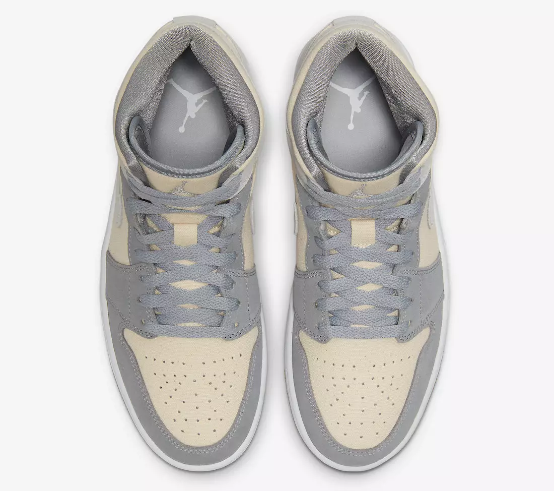 Air Jordan 1 Mid Gray Suede Gum DN4281-100 Чыгарылган күнү