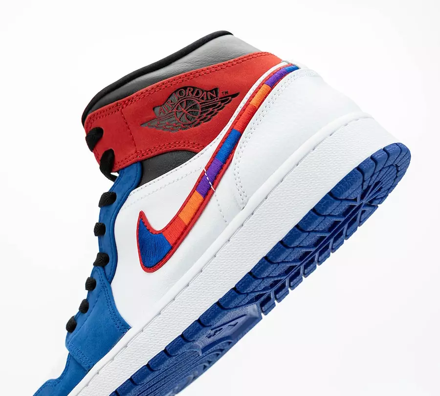 Air Jordan 1 Orta Çok Renkli Swoosh 852542-146 Çıkış Tarihi