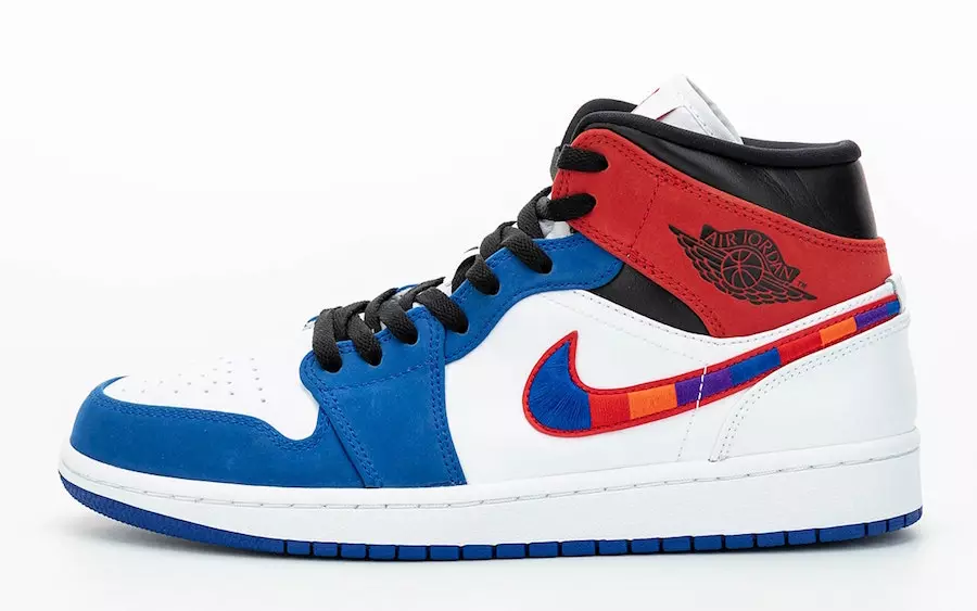 Air Jordan 1 Mid Multicolor Swoosh 852542-146 Чыгарылган датасы