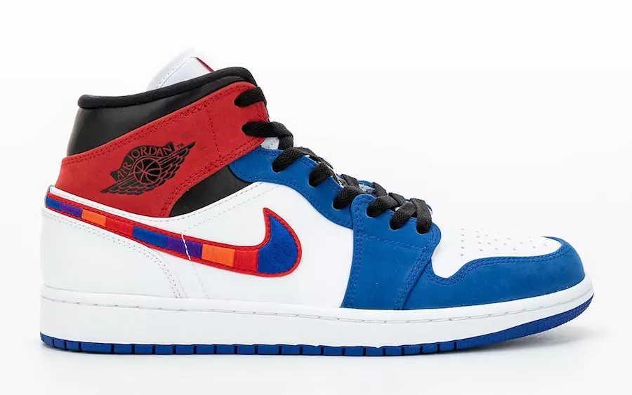 Air Jordan 1 Mid Multicolor Swoosh 852542-146 Buraxılış Tarixi