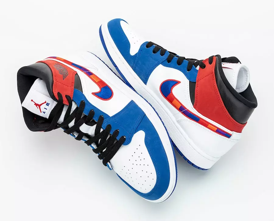 Air Jordan 1 Mid Multicolor Swoosh 852542-146 Шығарылған күні