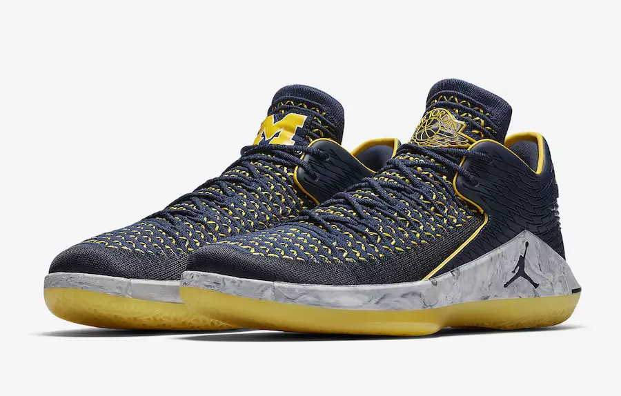 Air Jordan 32 XXX2 Low Michigan Wolverines AA1256-405 Թողարկման ամսաթիվ