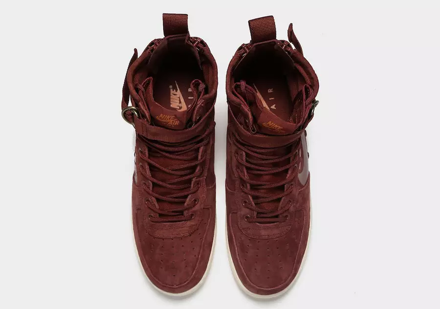 Nike SF-AF1 Mid Burgundy Rausvai ruda