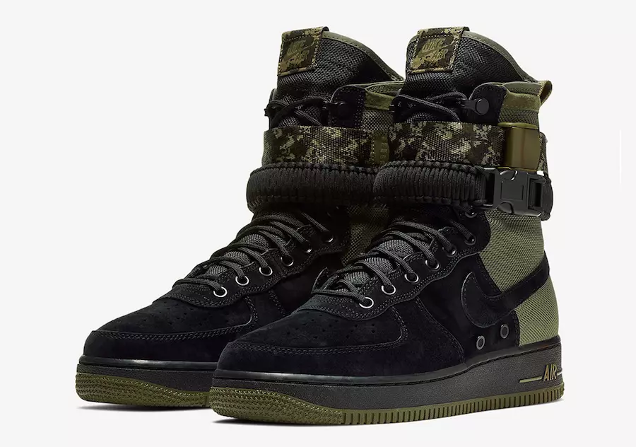 Осы Nike SF-AF1 High киіміндегі әскери діріл