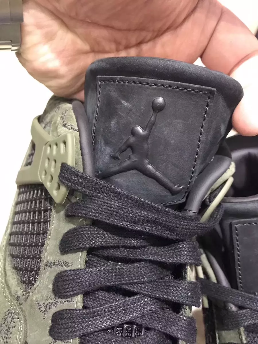 KAWS x Air Jordan 4 Olive Black