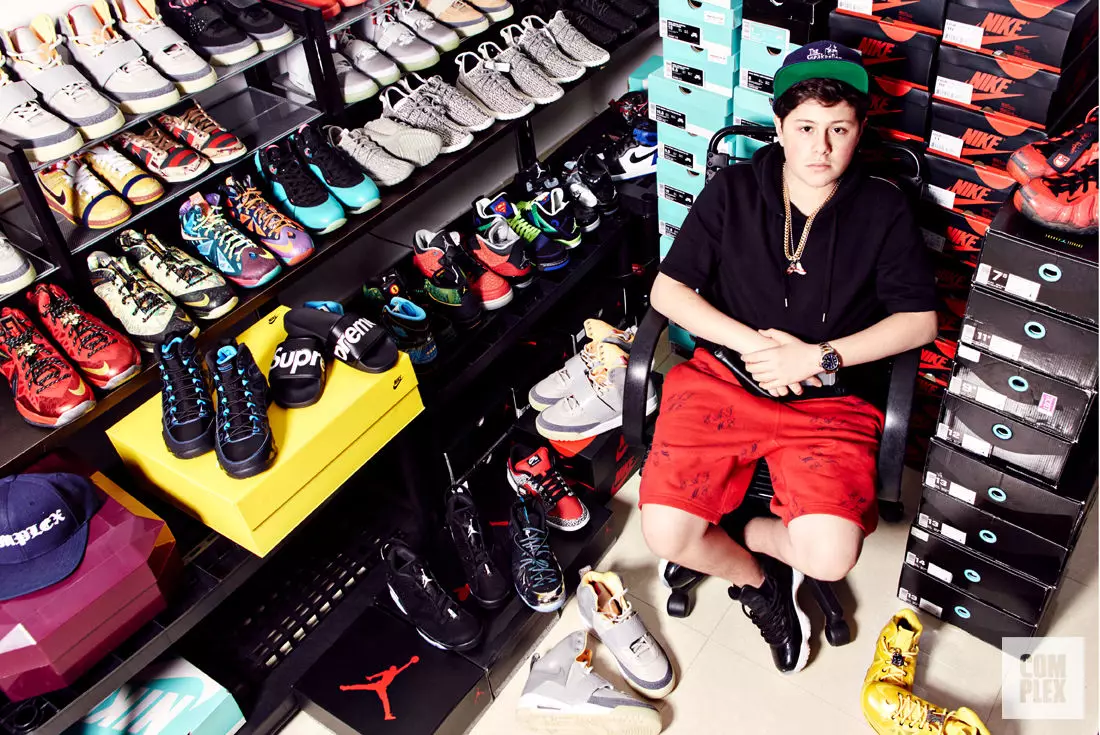 Dospívající Benjamin Kickz Sneaker Reseller Million Dollars