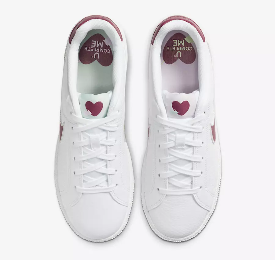 NikeCourt Royale Valentines Day CI7824-100 Tarehe ya Kutolewa