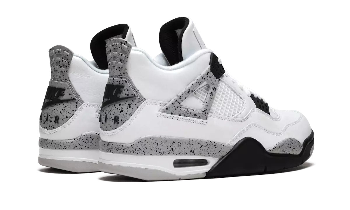 Air Jordan 4 Белый Цемент