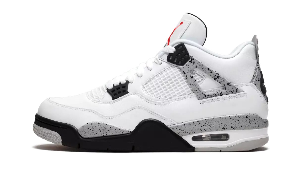 Белы цэмент Air Jordan 4