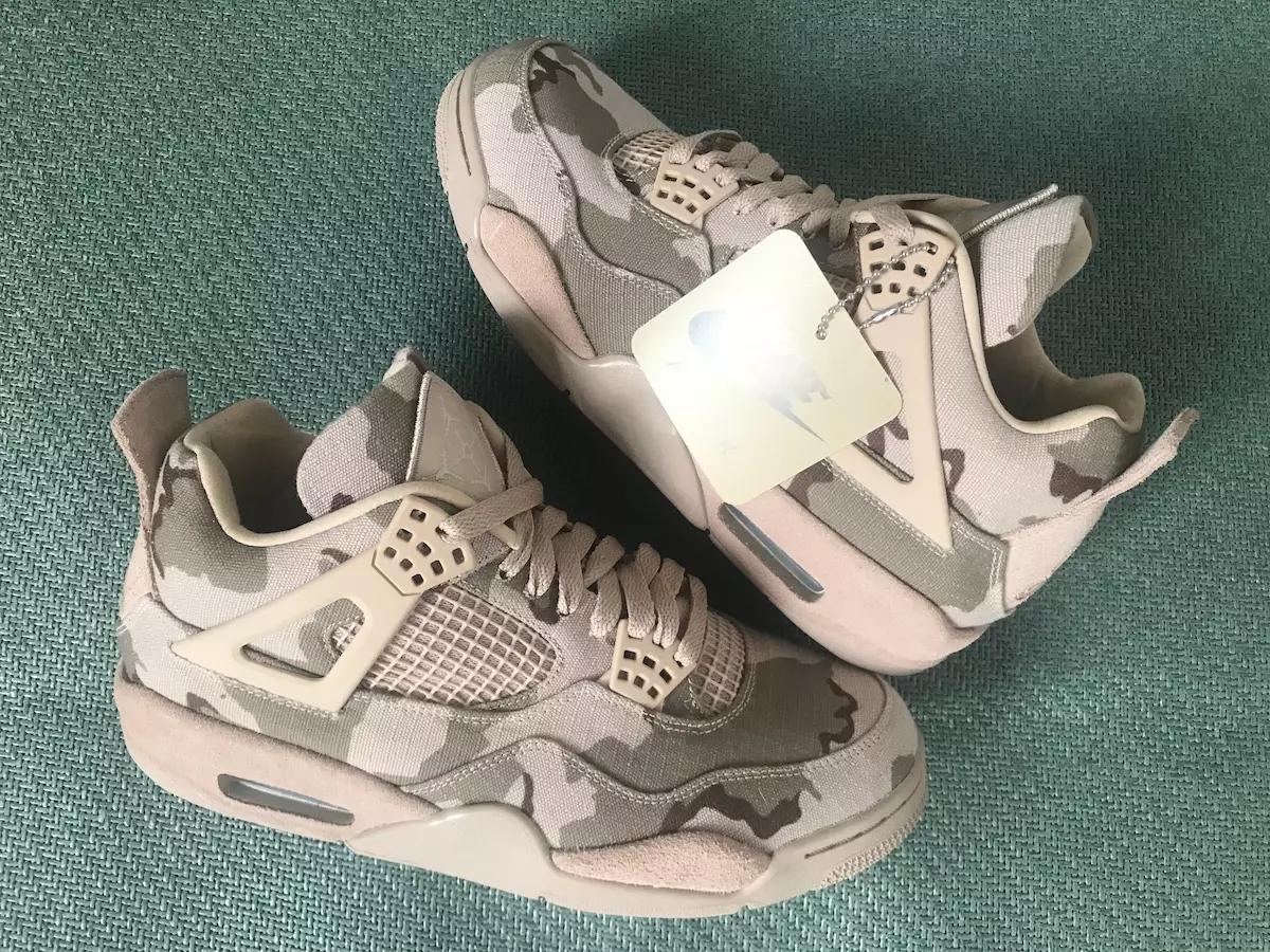 Aleali May Air Jordan 4 veteranide päeva Camo DJ1193-200 väljalaskekuupäev