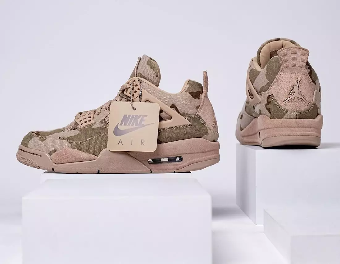 Aleali May Air Jordan 4 Camo Dia dos Veteranos DJ1193-200 Data de lançamento