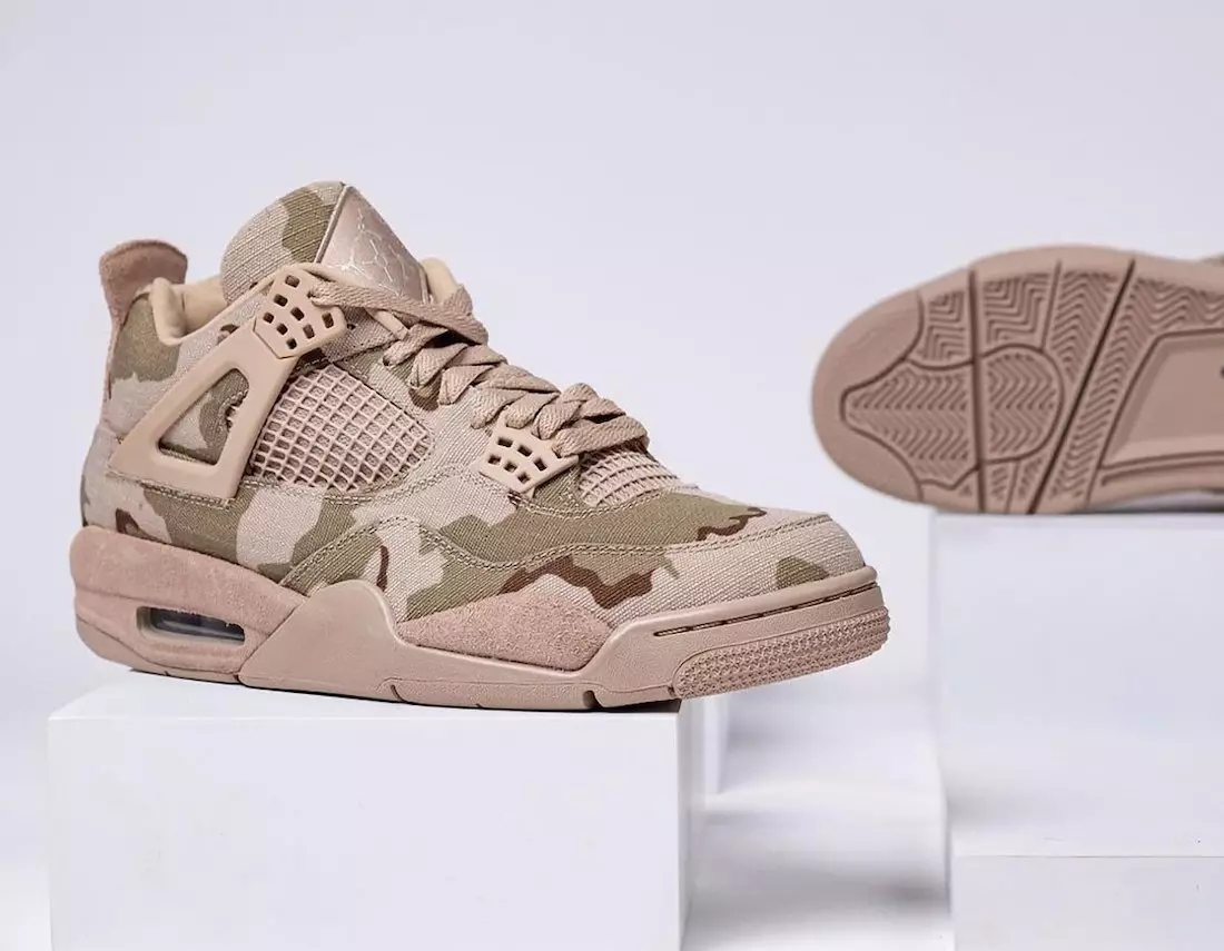 Aleali May Air Jordan 4 Camo Veterans Day DJ1193-200 Útgáfudagur