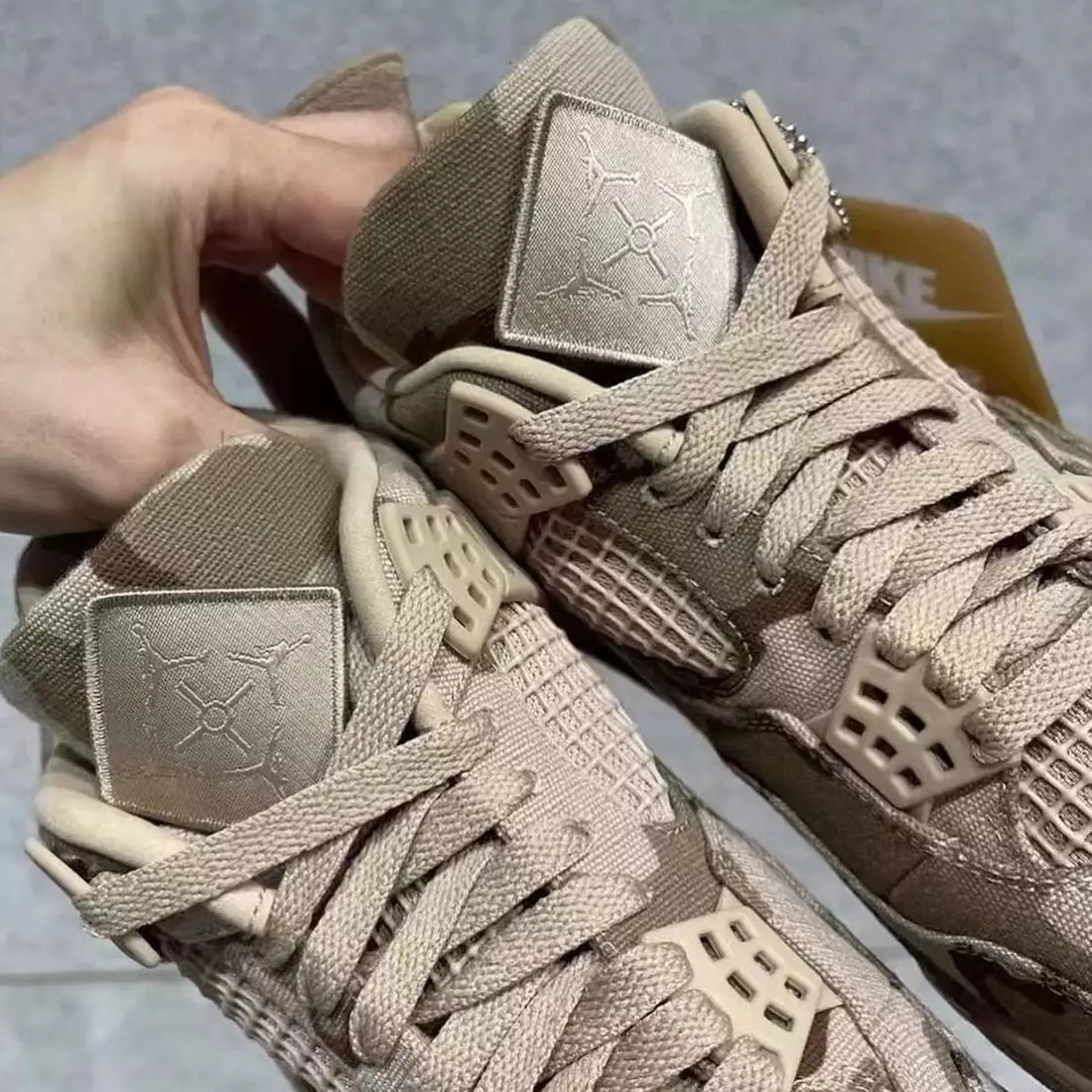 Aleali Mee Air Jordan 4 Camo Veteranen Dag PE