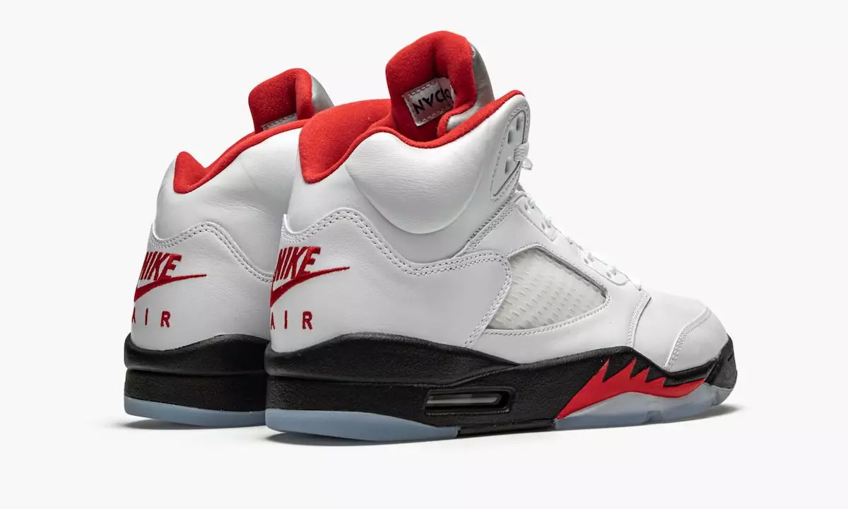 Air Jordan 5 Fire Red Silver Língua 2020