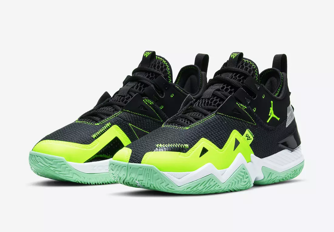 Jordan Westbrook One Take Nyuso katika Black na Neon Green