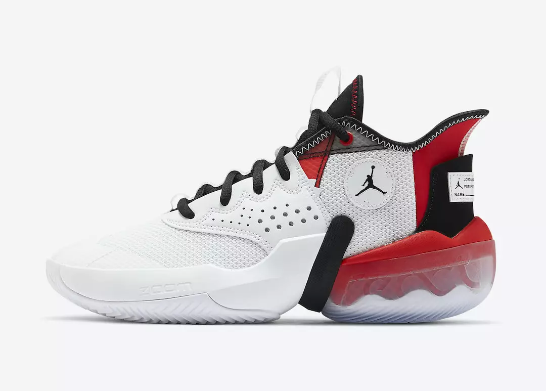 Jordan React Elevation White University Red Black CK6617-100 Izdošanas datums