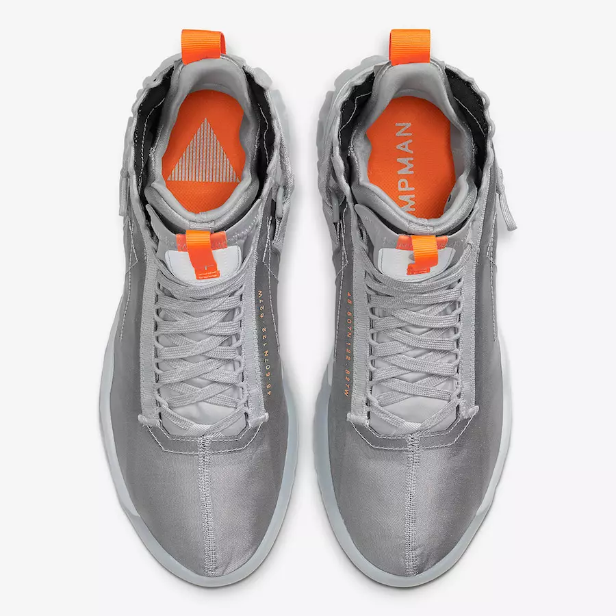 Jordan Proto React Wolf Grey Total Orange BV1654-008 Útgáfudagur