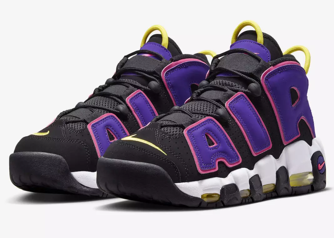 Nike Air More Uptempo Black Multi Color Court Purple DZ5187-001 Dátum vydania