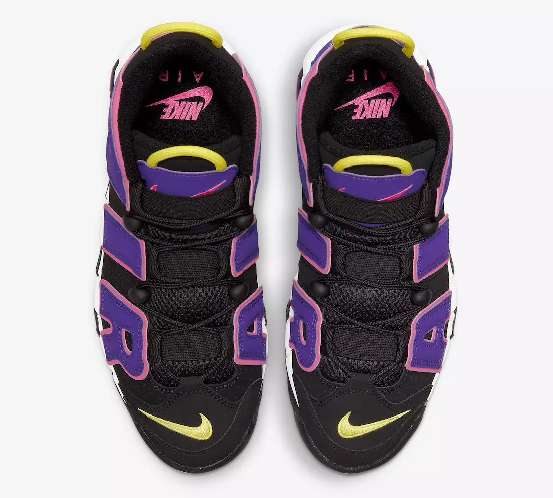 Nike Air More Uptempo црна повеќебојна виолетова DZ5187-001 Датум на издавање