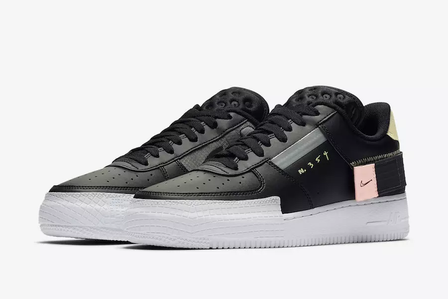 Cineál Nike AF1 Dubh CI0054-001 Dáta Eisiúna