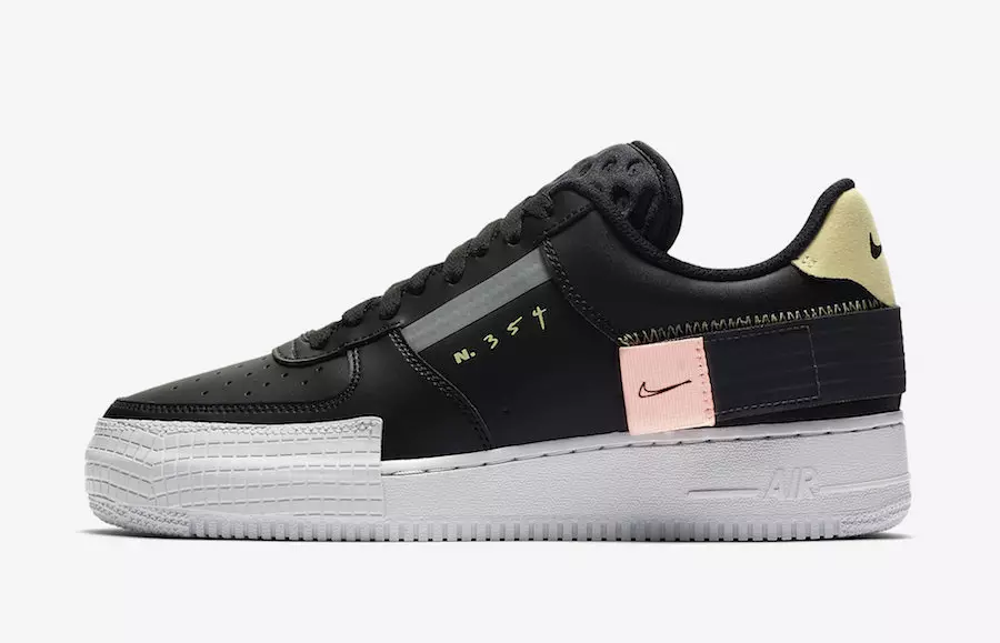 Nike AF1 Type Black CI0054-001 تاريخ الإصدار