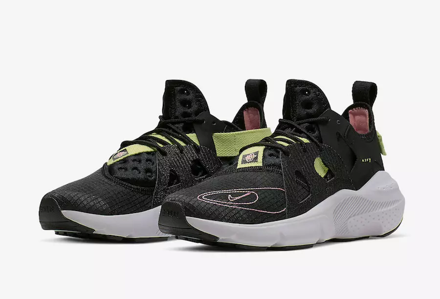 Nike Huarache Type Black Pink Tint BQ5102-001 Data de lançamento