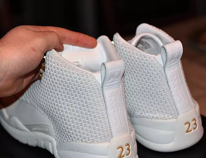 Air Jordan 15LAB12 Emas Putih