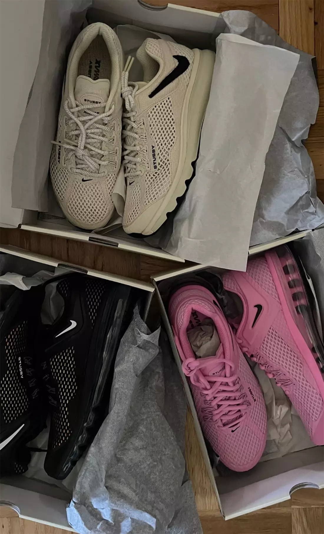 Dáta Eisiúna Stussy Nike Air Max 2015 Iontaiseach Pink Black