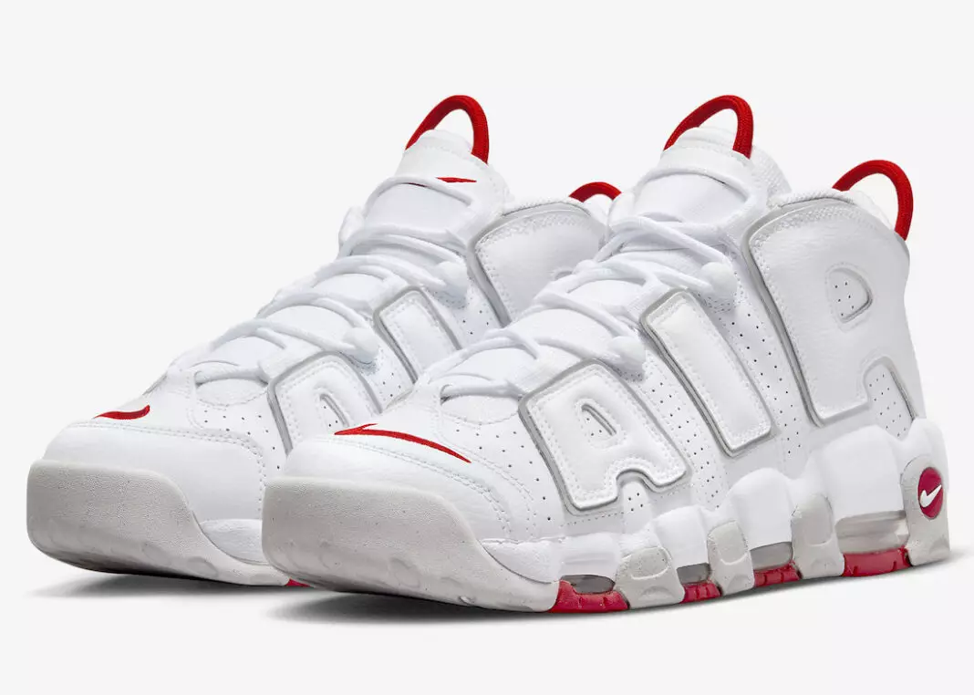 Nike Air More Uptempo Alb Roșu DX8965-100 Data lansării