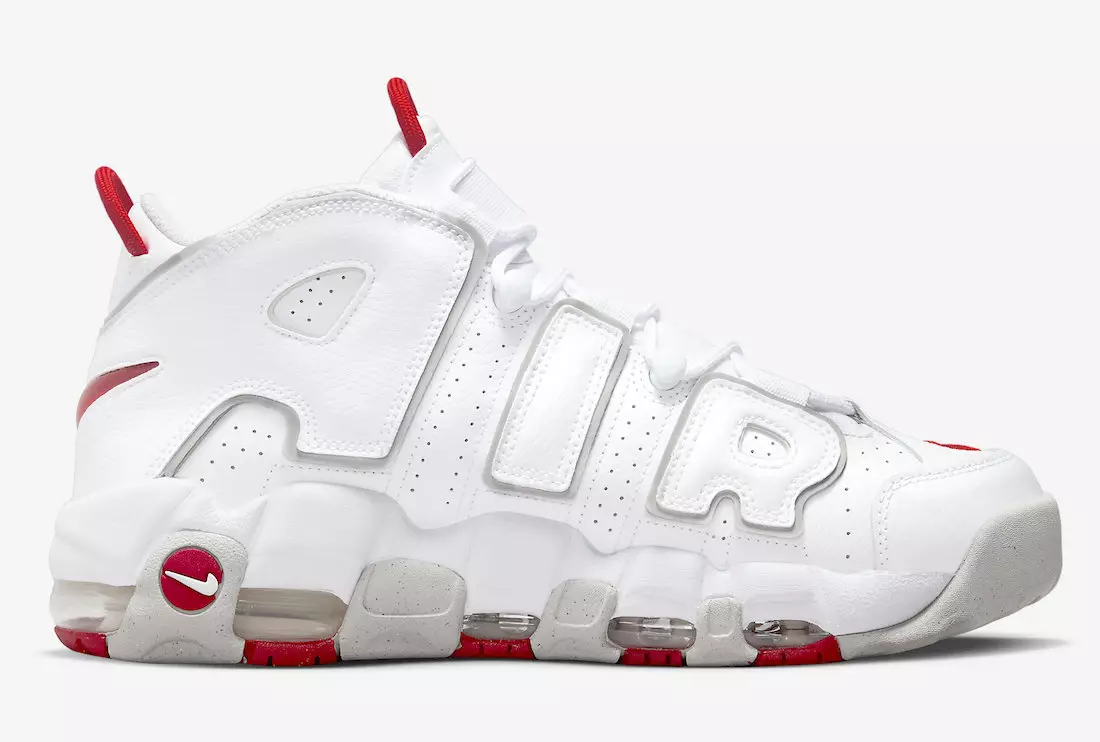 Nike Air More Uptempo White Red DX8965-100 Санаи барориши