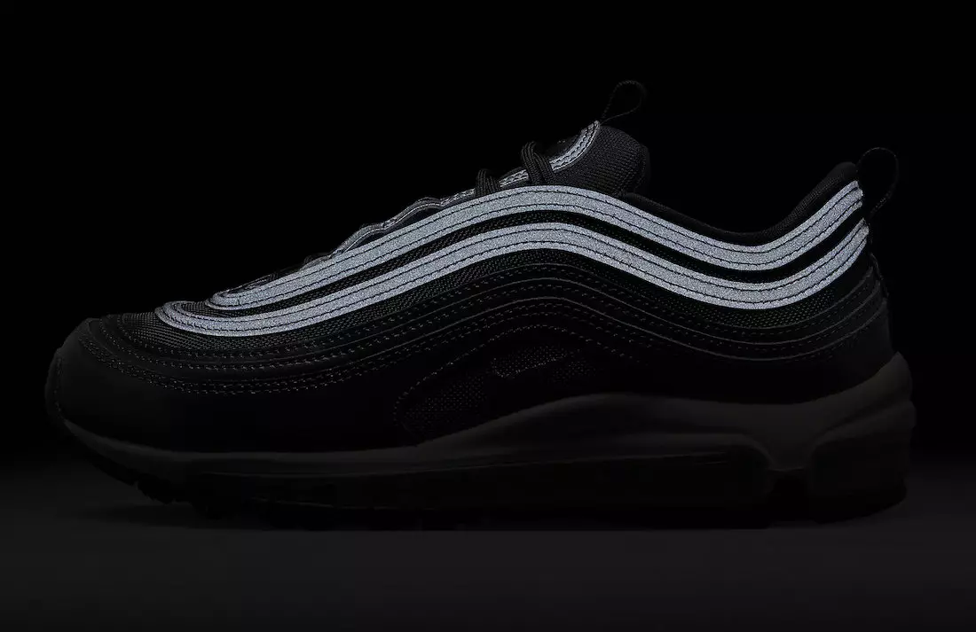 Nike Air Max 97 שווארצע ווייסע DX0137-001 מעלדונג טאָג