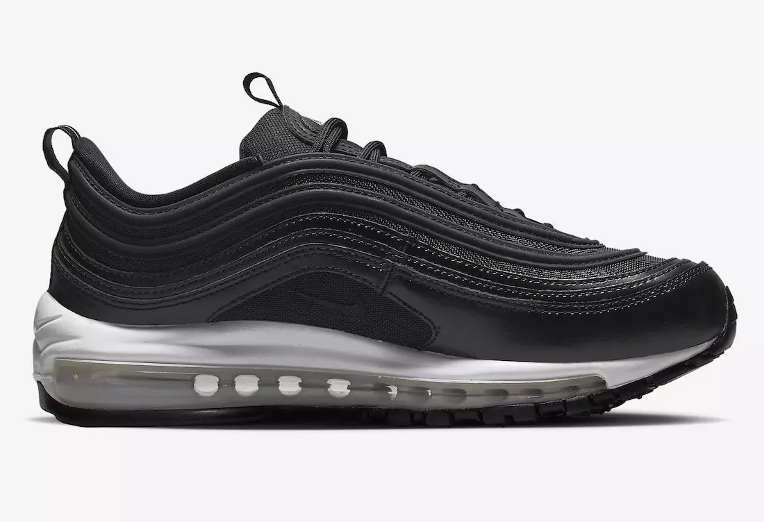 Nike Air Max 97 שווארצע ווייסע DX0137-001 מעלדונג טאָג