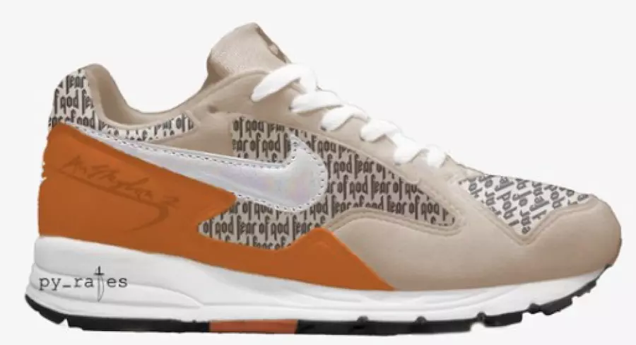 Xudodan qo'rqish Nike Air Skylon 2 Light Orewood Brown Fuel Orange