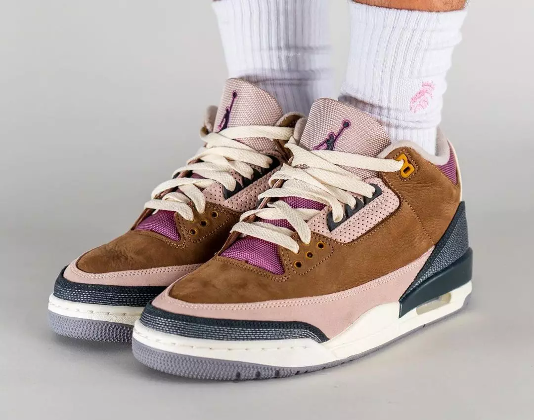 Air Jordan 3 Winterized Archaeo Brown DR8869-200 Datum vydání na nohou