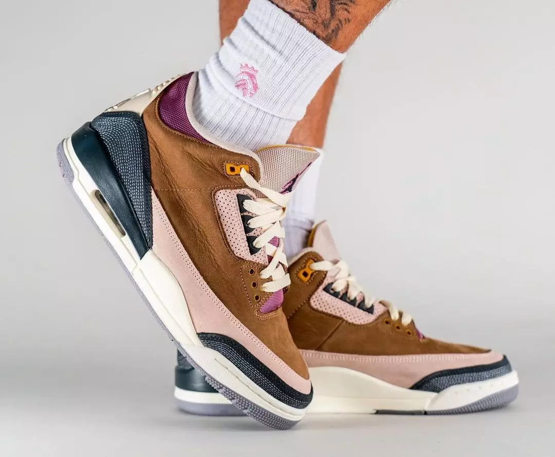 Air Jordan 3 Winterized Archaeo Brown DR8869-200 izlaišanas datums uz kājām