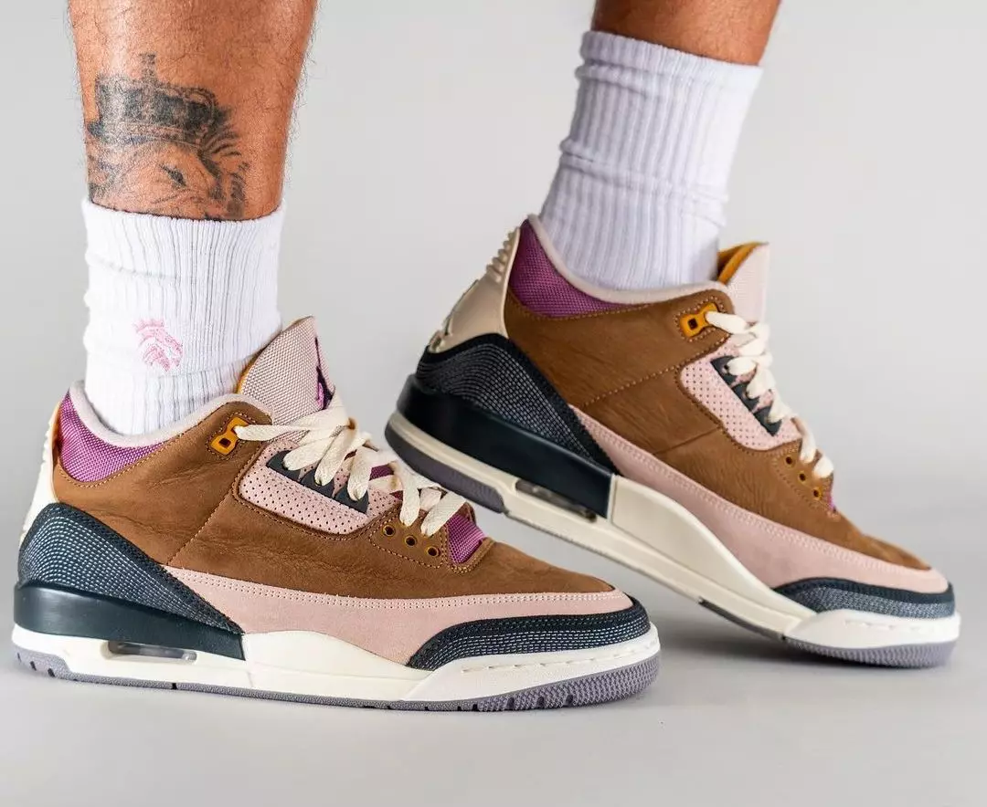 Air Jordan 3 Winterized Archaeo Brown DR8869-200 Releasedatum On-Feet