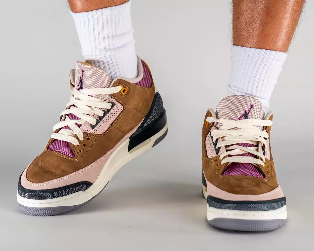 Air Jordan 3 Winterized Archaeo Brown DR8869-200 Ημερομηνία κυκλοφορίας On-Feet