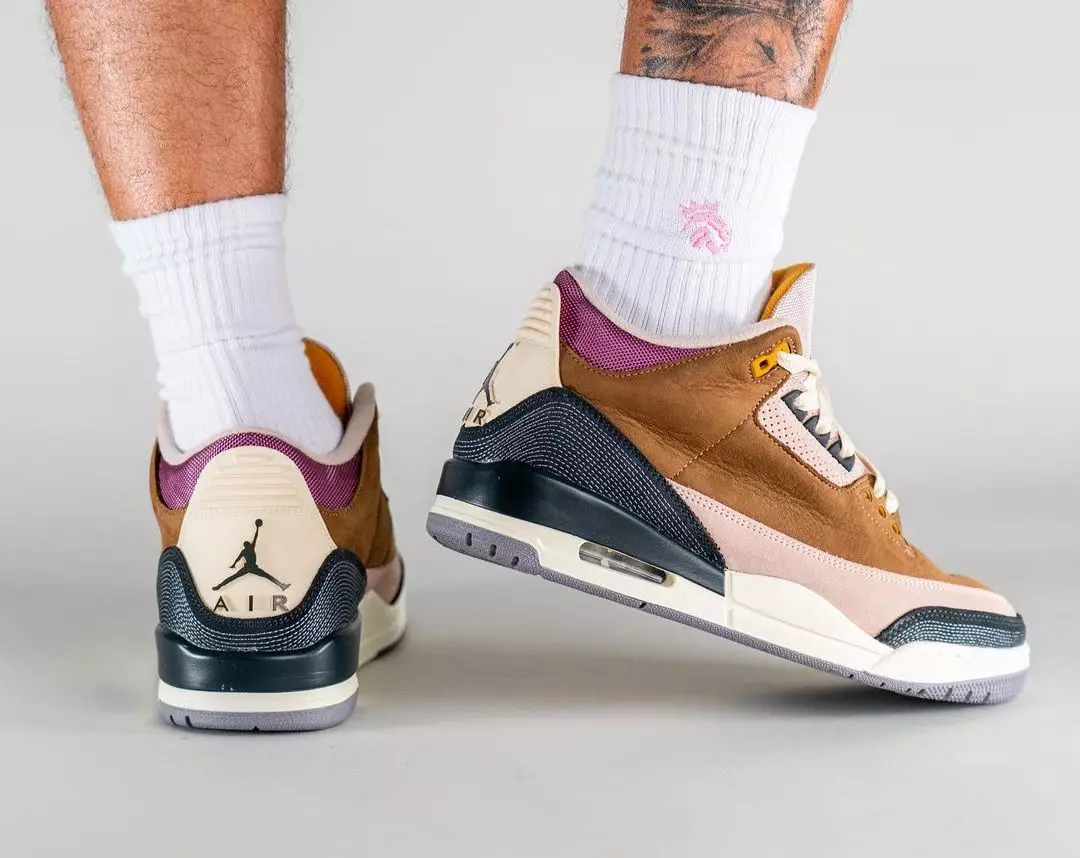 Air Jordan 3 Winterized Archaeo Brown DR8869-200 Udgivelsesdato på fødderne