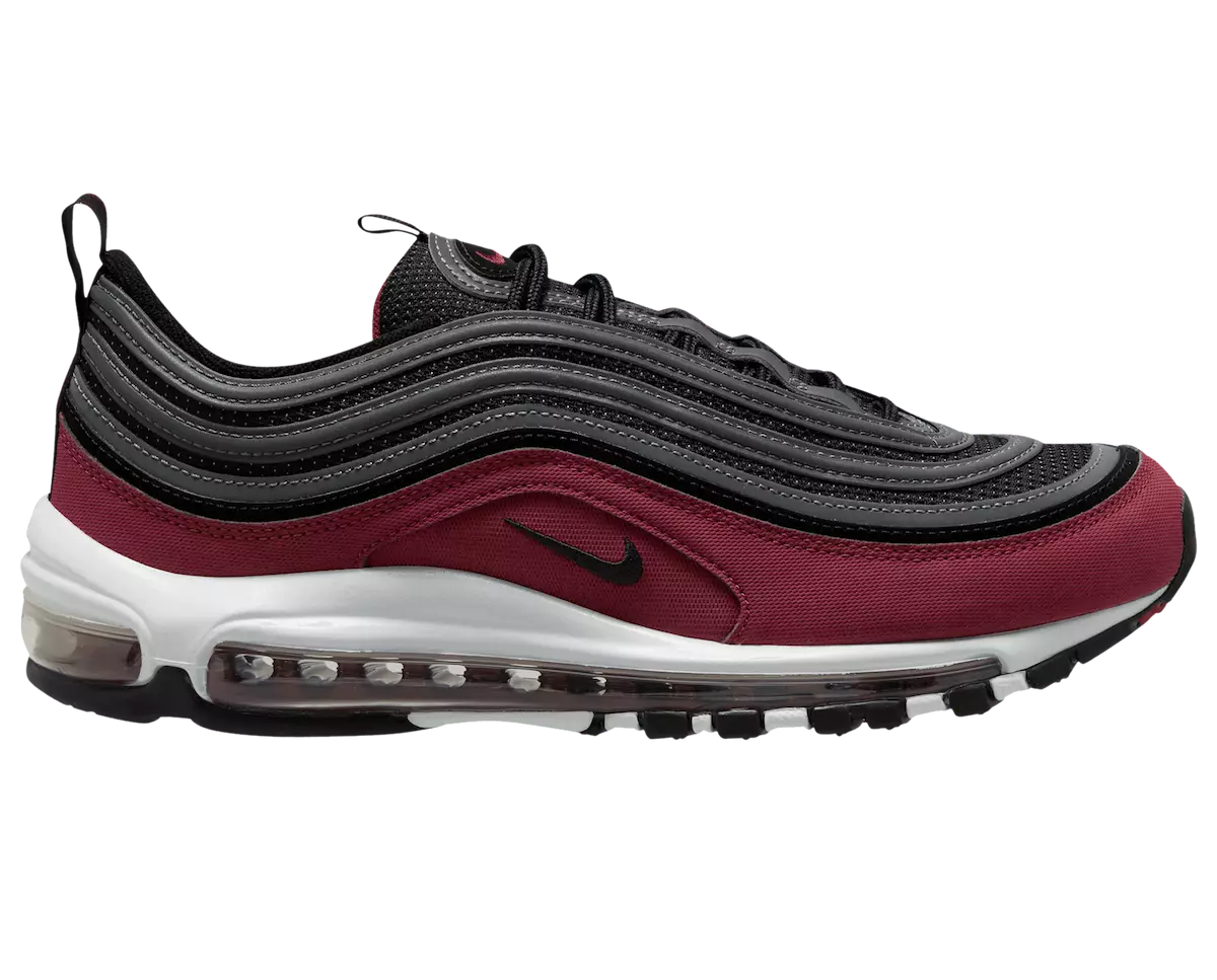 Nike Air Max 97 Team Vermelho Preto Antracite Summit Branco DQ3955-600 Data de lançamento